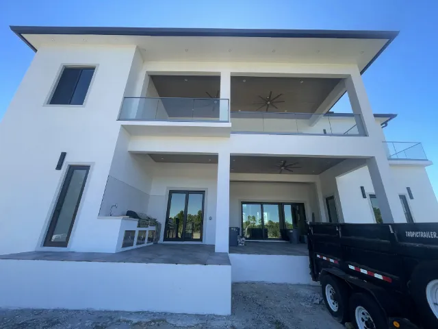 The real home, back of the house